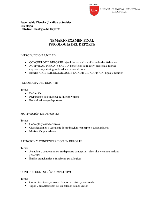 teoría del deporte concepto