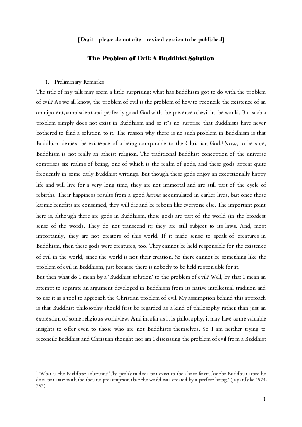 Problem of evil essay a level picture