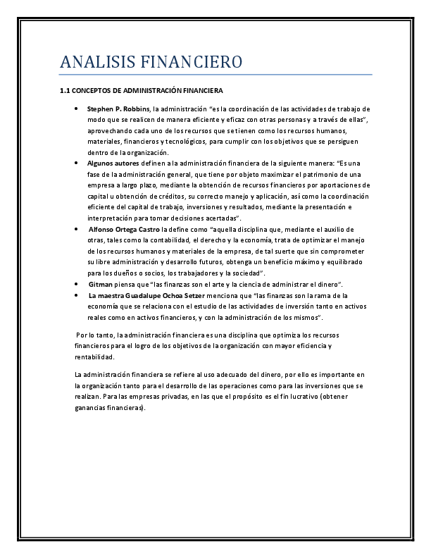 Analisis financiero essay picture