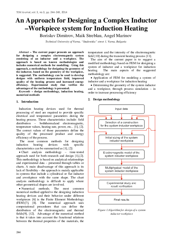 (PDF) An Approach for Designing a Complex Inductor Workpiece system