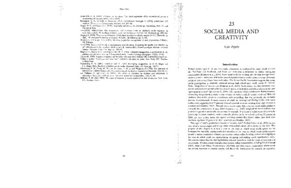 (PDF) Social Media and Creativity