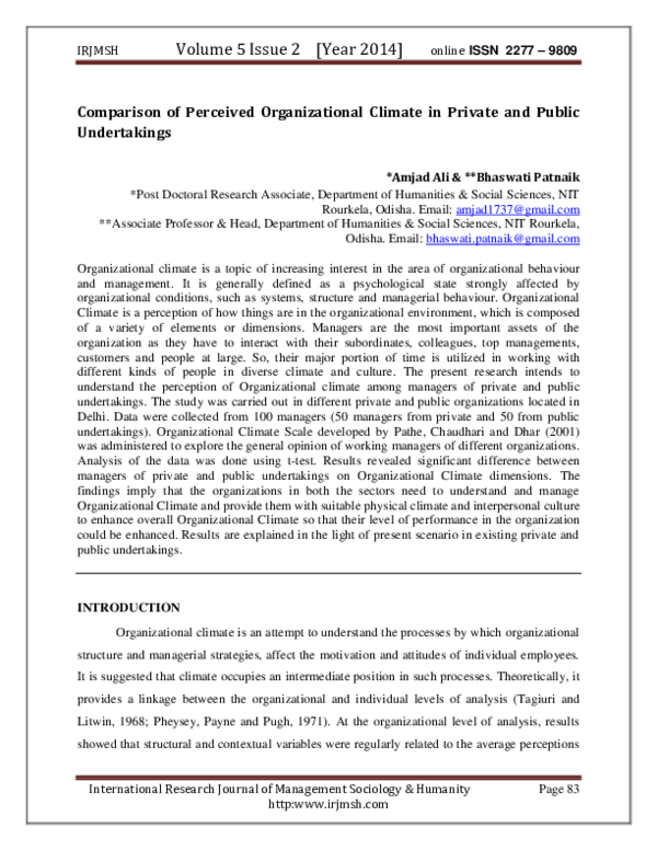 Why is organizational climate important picture