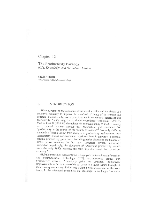 Productivity paradox essay picture