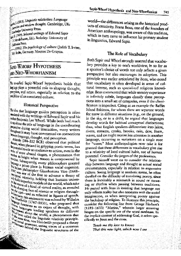 Linguistic relativity in sociolinguistics picture