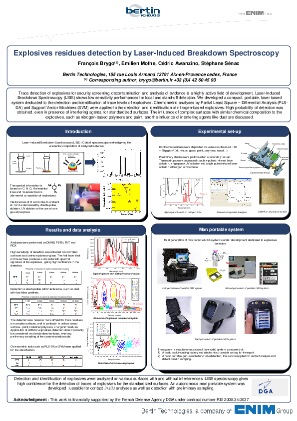 (PDF) Trace detection of explosives for Explosives residues detection