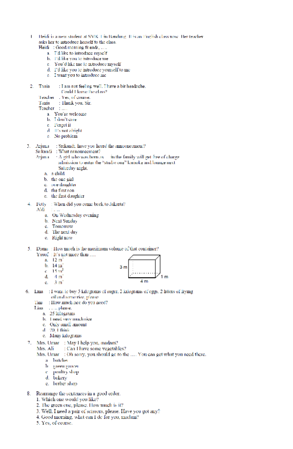 (DOC) Test Writing