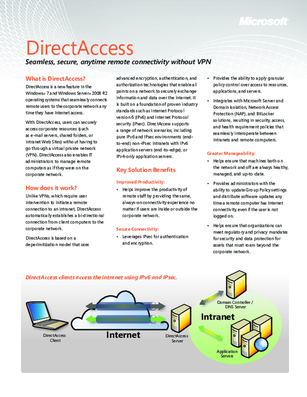 (PDF) Direct Access Datasheet May09 Final