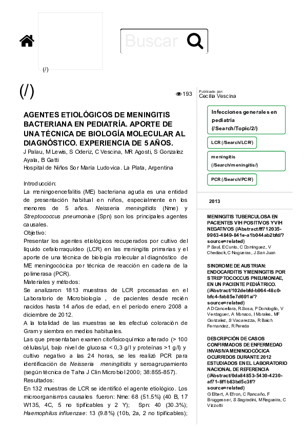 tratamiento de meningitis bacteriana en niños pdf