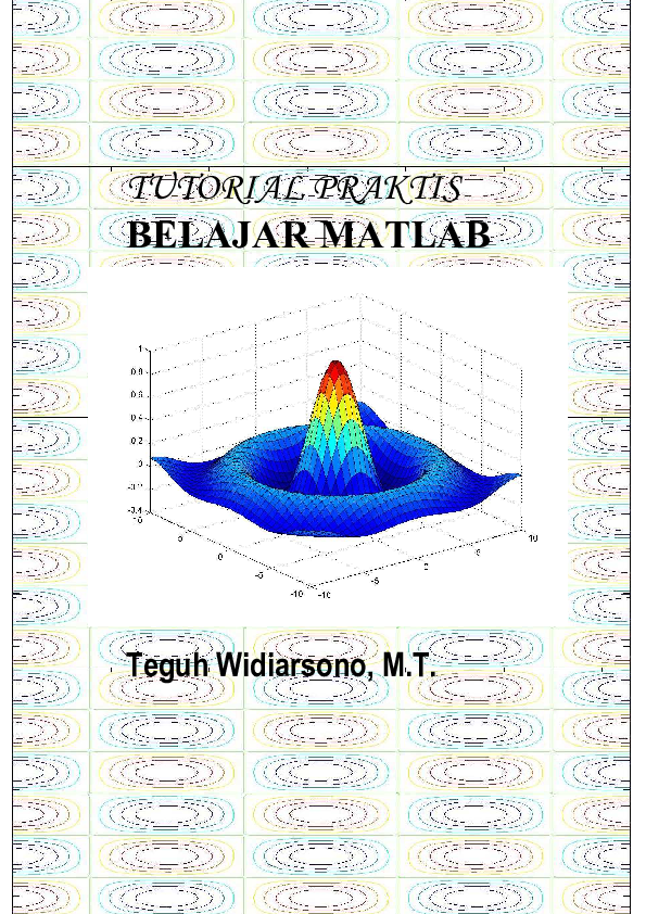 TUTORIAL PRAKTIS BELAJAR MATLAB