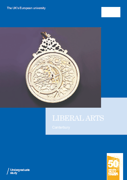 Interdisciplinary Liberal Arts programme at Kent