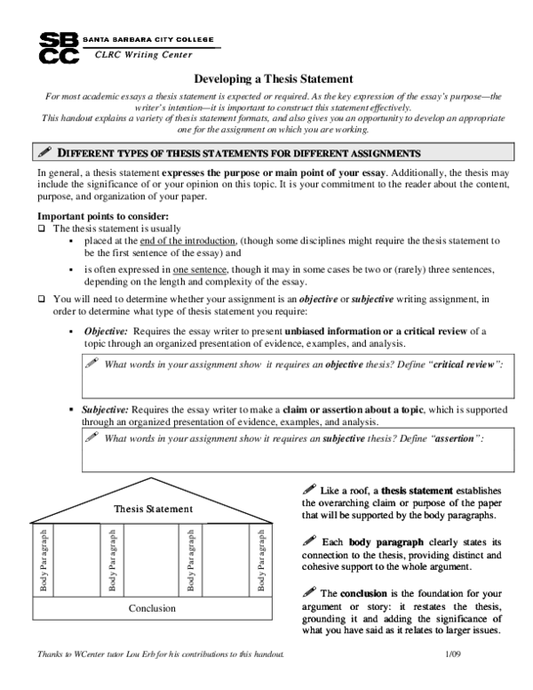 Thesis statement expressions image