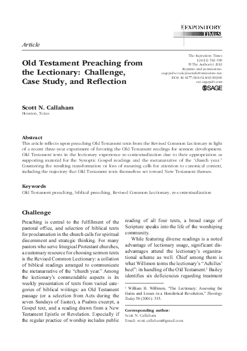 Preaching outline picture