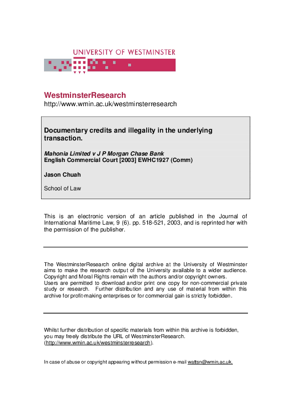 Whalen v jp morgan chase essay 08 picture