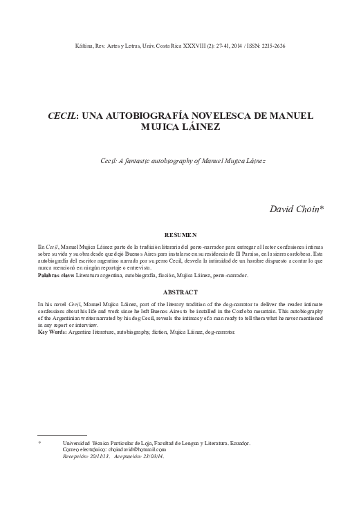 Manuel mujica lainez david gallagher essay 07 image