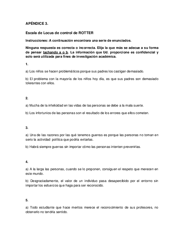 (PDF) ESCALA DE ROTTER