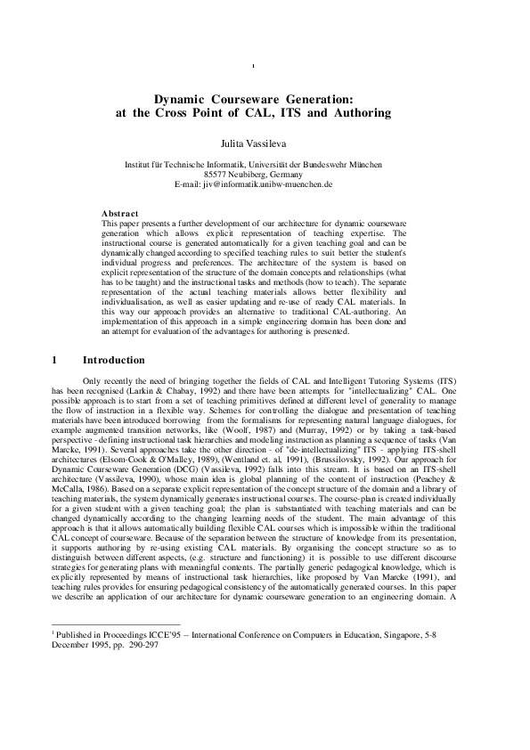 Courseware authoring essay image