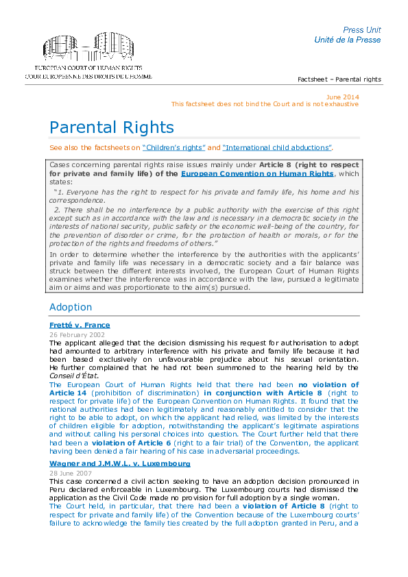 (PDF) Parents Human Rights EMK