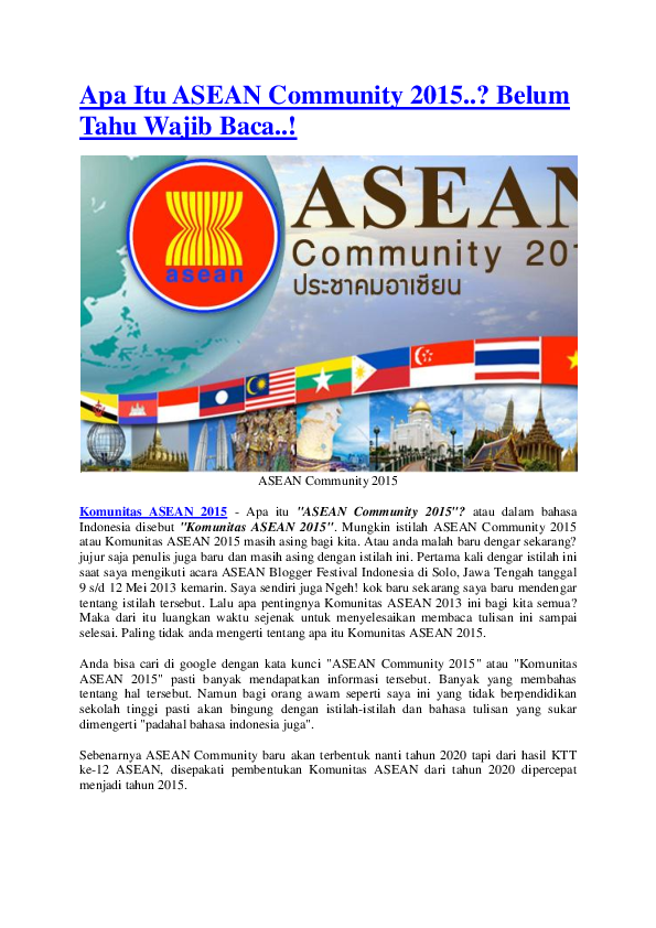 Asean information picture