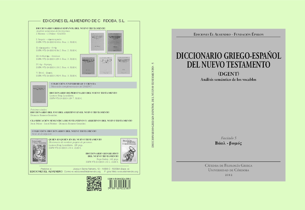(PDF) Exégesis del Nuevo Testamento a través del Griego Un estudio