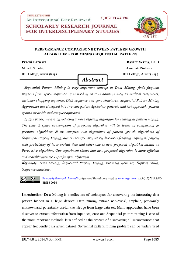 (PDF) OSSM: Ordered Sequence Set Mining for Maximal Length Frequent ...