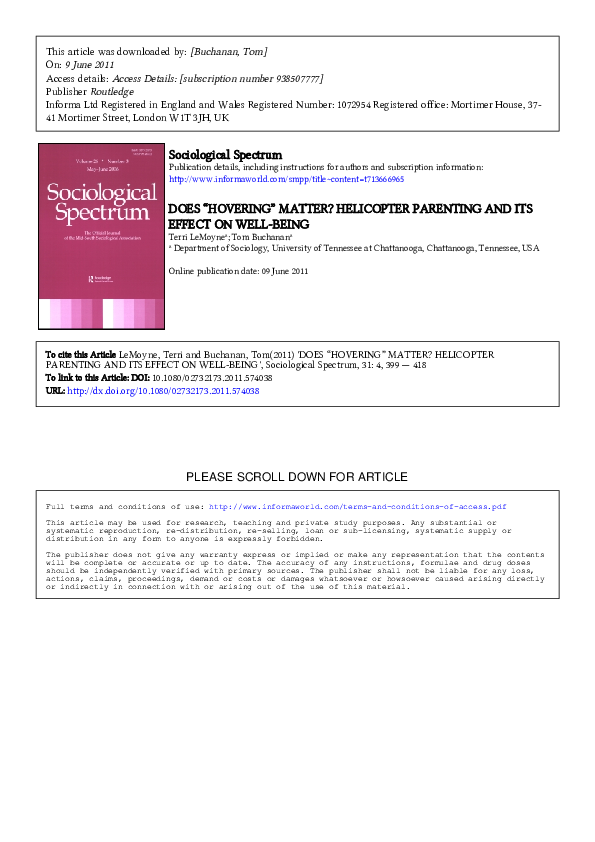 Characteristics of helicopter parents picture