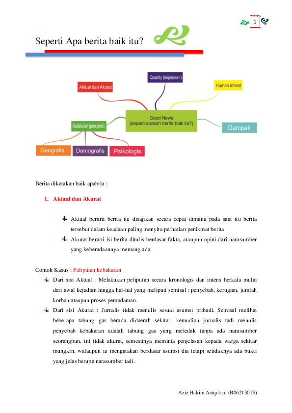 (DOC) MEMAHAMI DASAR JURNALISTIK DALAM RESUME SINGKAT ...