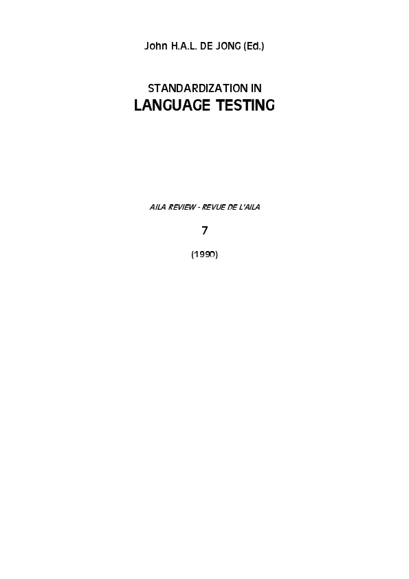 (PDF) Cross-national standards: A Dutch-Swedish collaborative effort in ...