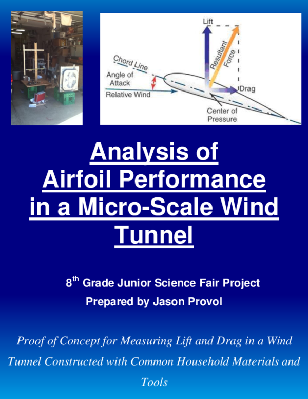 (PDF) Analysis of Airfoil Performance in a Micro-Scale Wind Tunnel