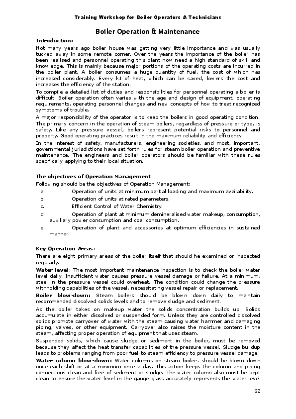 (DOC) Boiler Operation & Maintenance Susovan Sensharma Academia.edu