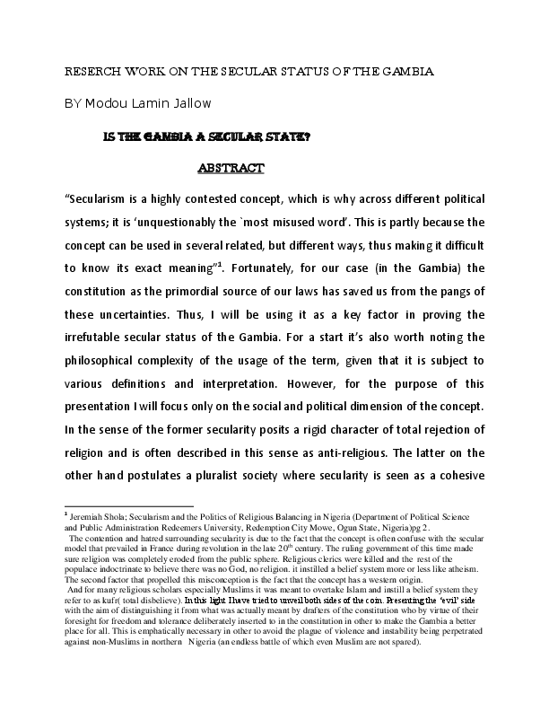 Secular state essay picture