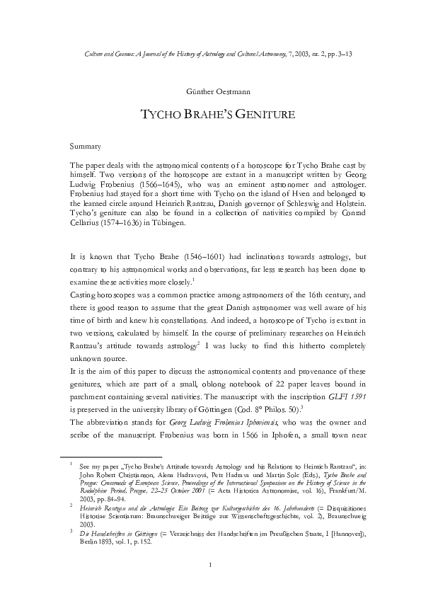 Tycho brahe essay 08 image