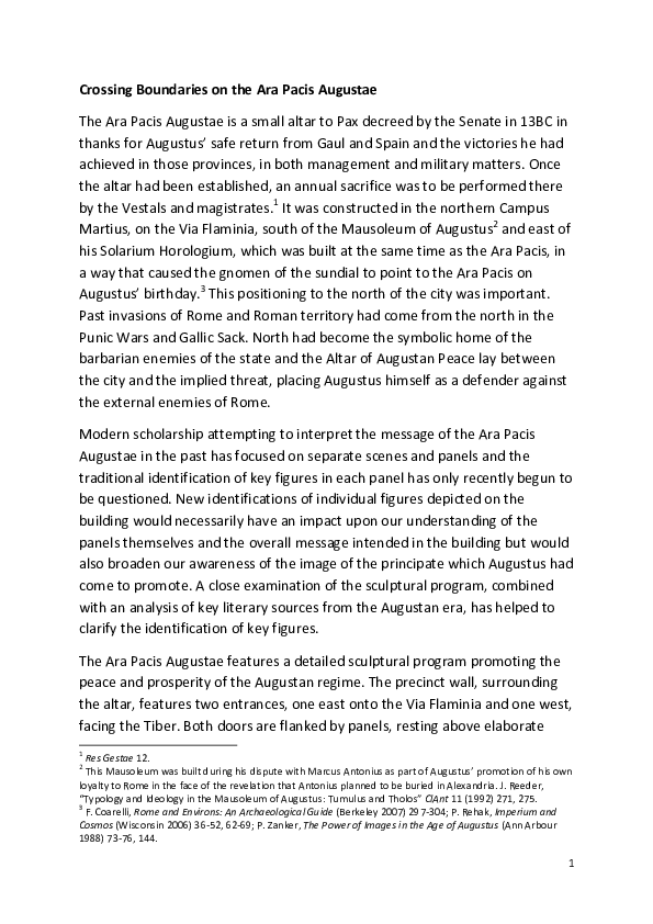 Boundary crossing in nursing image