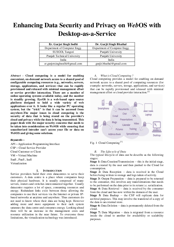 (PDF) Enhancing Data Security and Privacy on Web OS with Desktop-as-a ...