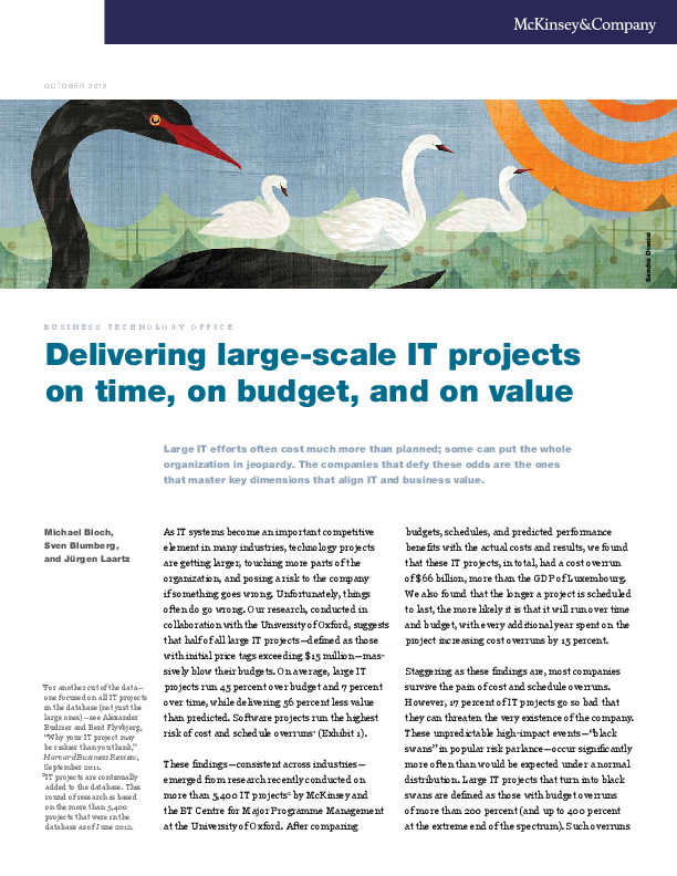 (PDF) Mckinsey paper--delivering-large-scale-it-projects-on-time-on ...
