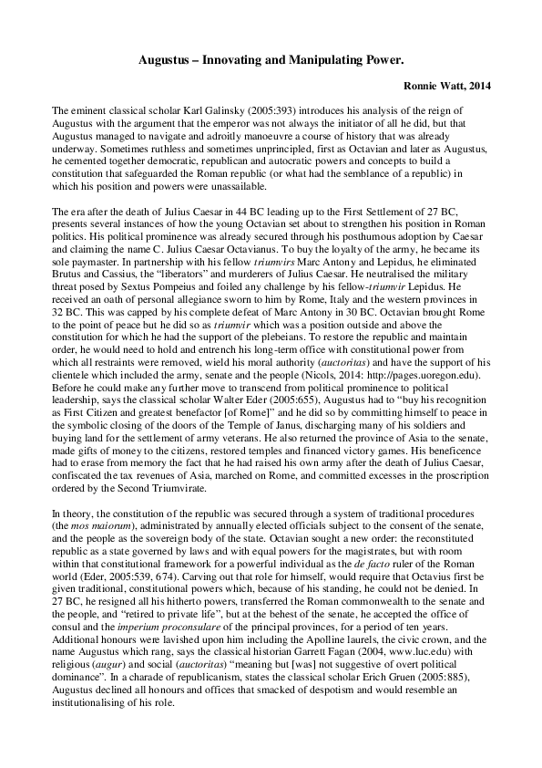 Augustus caesar picture