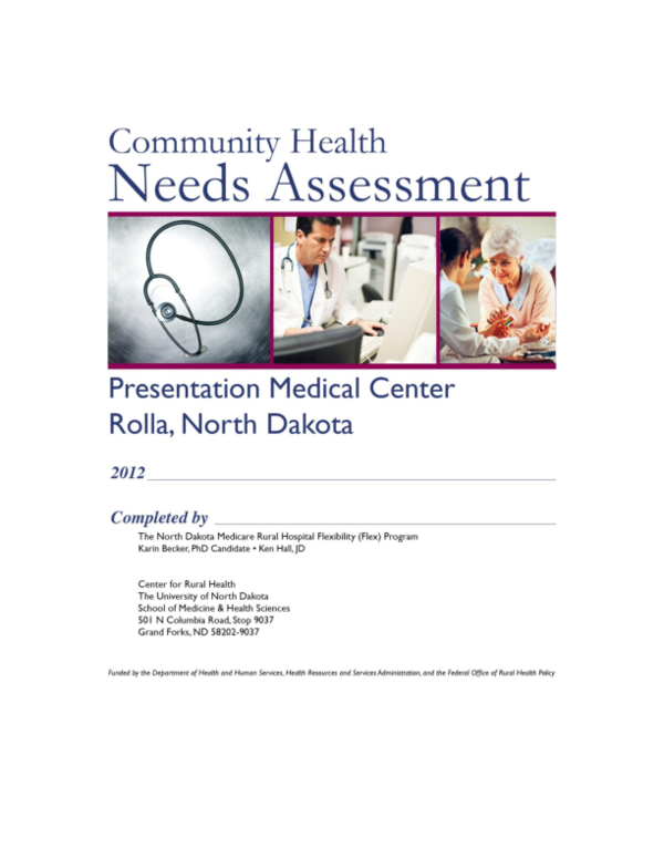 (PDF) Community Health Needs Assessment Presentation Medical Center