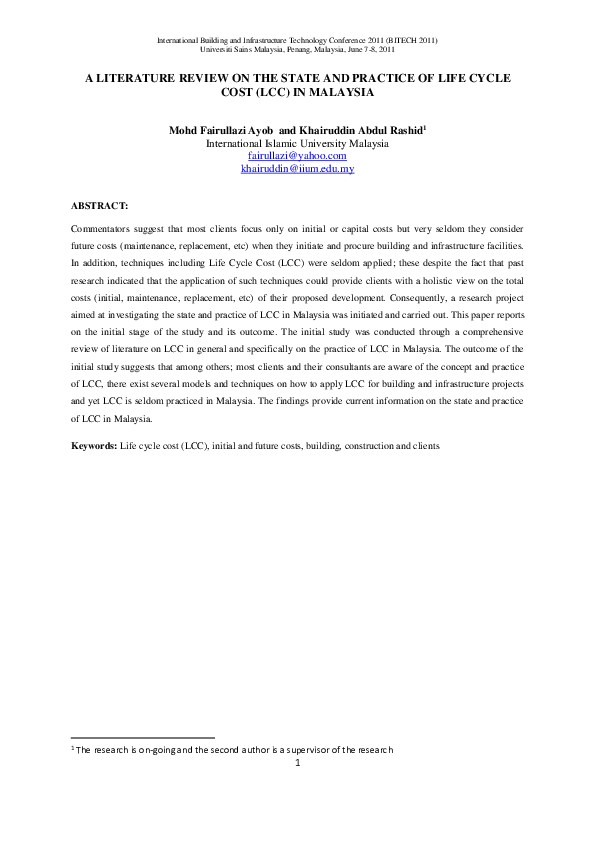 Literature review life cycle picture