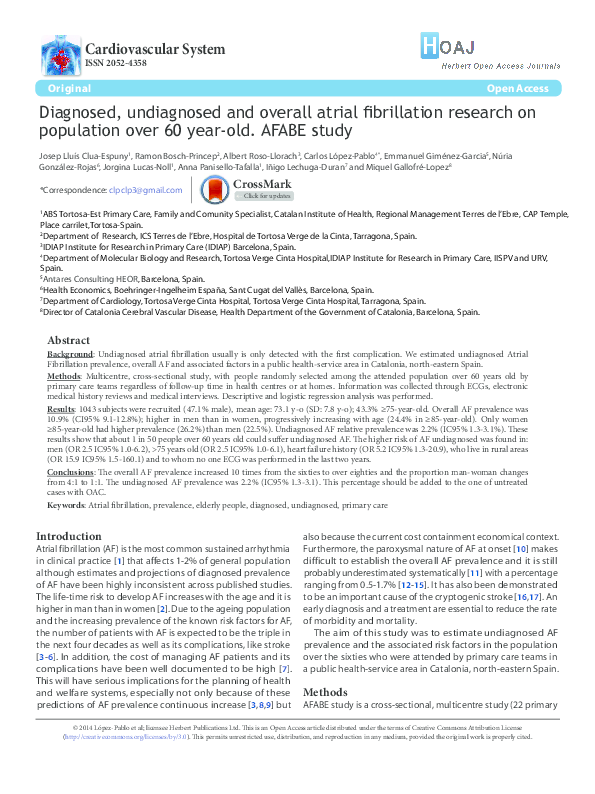 (PDF) Diagnosed, undiagnosed and overall atrial fibrillation research ...