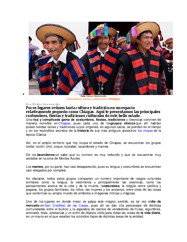 (DOC) CHIAPAS COSTUMBRES Y TRADICIONES | ALK BF - Academia.edu