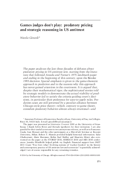 Predatory pricing examples image