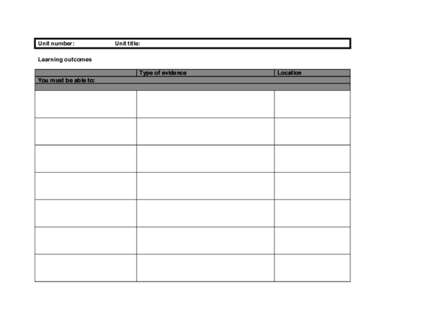 Essay on ncfe evidence tracking sheet 02 picture