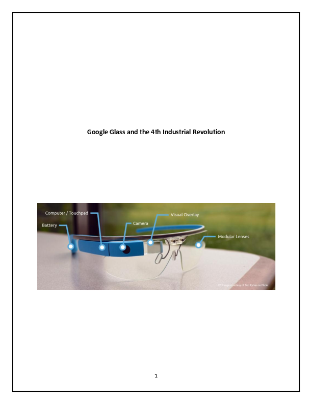(DOC) Google Glass and the 4th Industrial Revolution Contents 1 ...
