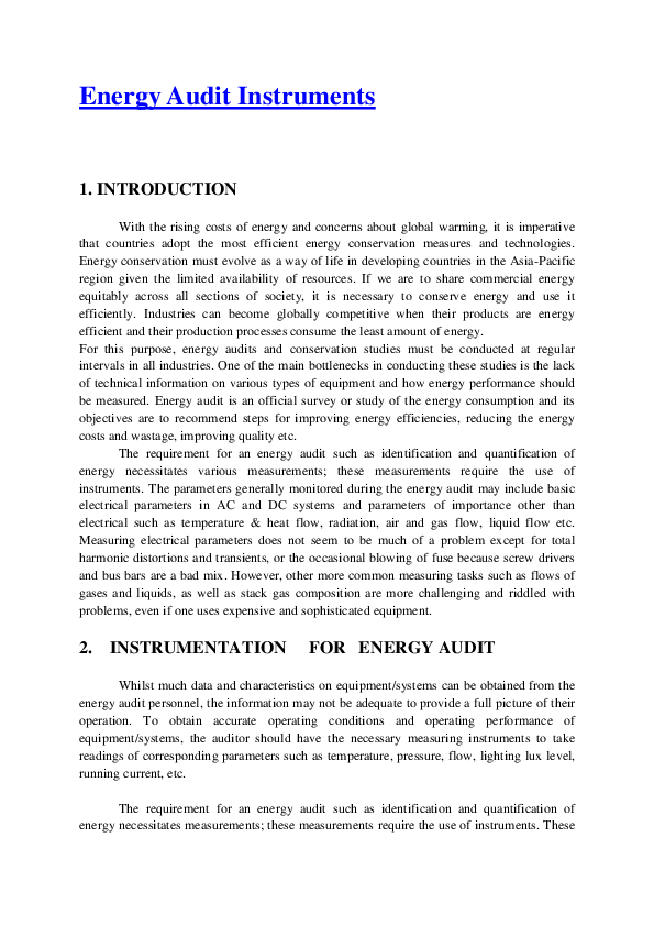 Energy audit essay 07 picture