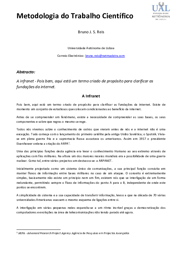 (PDF) A Infranet