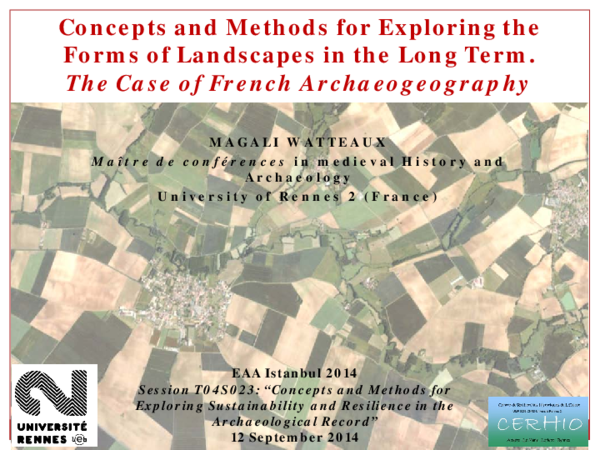 (PDF) Concepts and Methods for Exploring the Forms of Landscapes in the ...