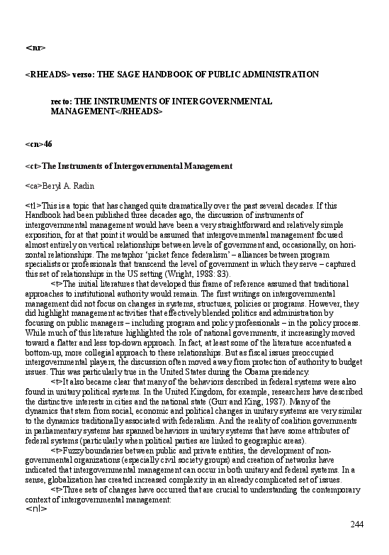 Intergovernmental management essay 02 image