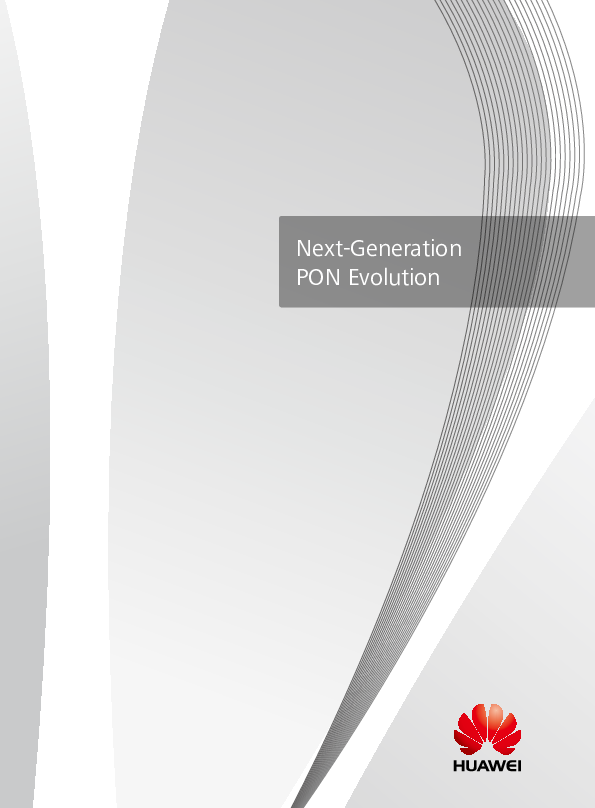 Pdf Next Generation Pon Evolution Next Generation Pon Evolution