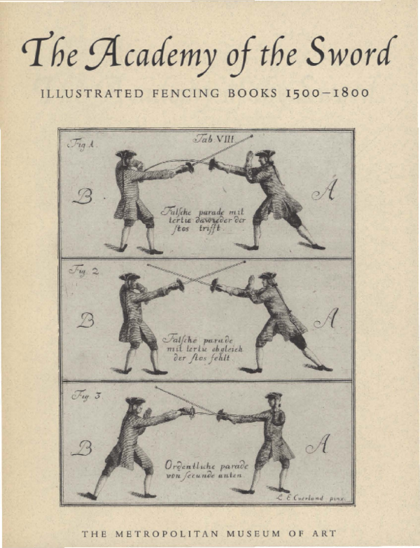 (PDF) The Academy of the Sword Illustrated Fencing Books 15001800