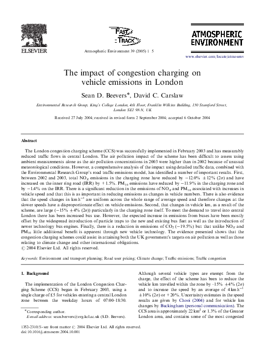 Traffic congestion essay image