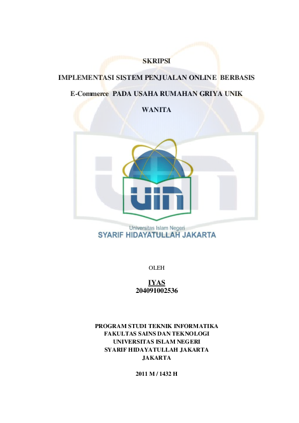 Pengaruh Penjualan Online: Analisis Data, Pembahasan, dan Kesimpulan (Bab 3, 4, & 5 Skripsi)